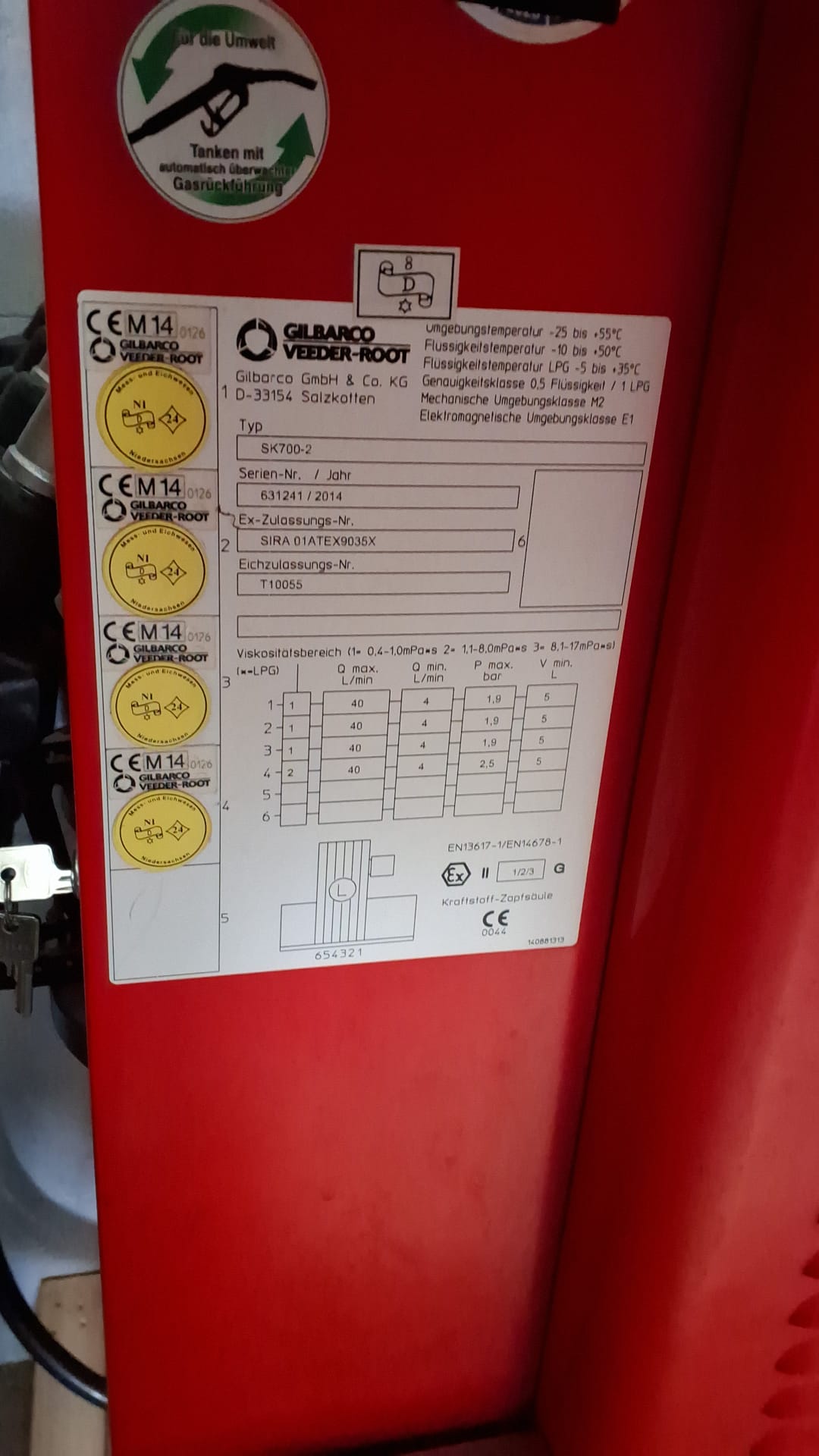 Gilbarco SK700 II 8‑4‑8 Gilbarco SK700 II 8‑4‑8