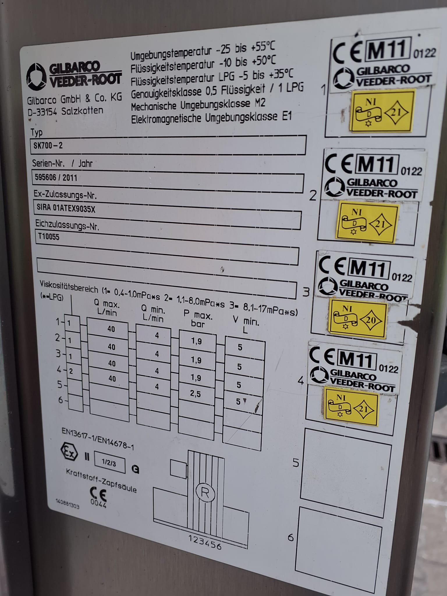 Gilbarco SK700 II 8‑4‑8